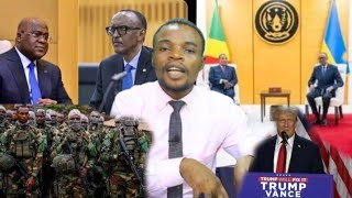 DÉBOUT CONGOLAIS 91124 TRUMP HAUSSE LE TON TRISTE FIN POUR KAGAME  FATSHI DÉCIDE DE [upl. by Cami]