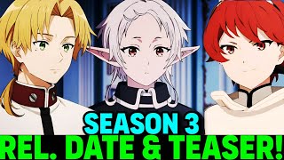 MUSHOKU TENSEI JOBLESS REINCARNATION SEASON 3 RELEASE DATE amp TRAILER  Situation [upl. by Alexa]