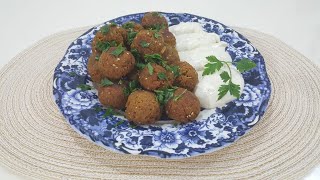 ORTADOĞU MUTFAĞINA AİT FALAFEL TARİFİ  FALAFEL RECIPE OF MIDDLE EASTERN CUISINE [upl. by Herculie305]