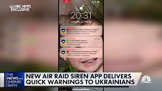 New air raid siren app delivers quick warnings to Ukrainians [upl. by Gan122]