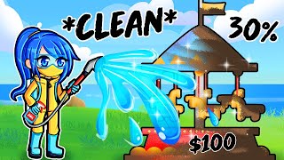 Cleaning is SATISFYING in PowerWash Simulator [upl. by Alison]