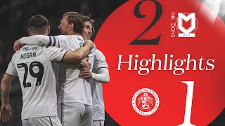 MK Dons v Accrington Stanley Highlights [upl. by Scevor]