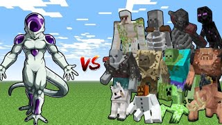 FRIEZA Vs EVERY MONSTER IN MINECRAFT  Minecraft mob battle [upl. by Sillyrama]