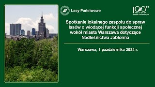 Spotkanie lokalnego zespołu do spraw lasów [upl. by Brenton]