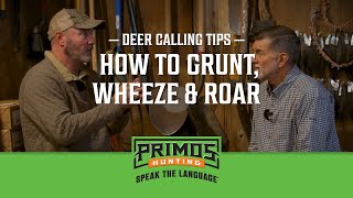 Deer Calling Tips  When And How To Grunt Roar And Wheeze [upl. by Ydnim84]