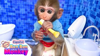 Lávese Las Manos Canción De Limpieza  Canciones Infantiles  Bon Bon Monkey En Español [upl. by Une]