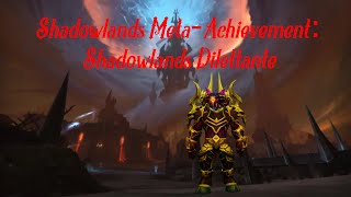 Shadowlands MetaAchievement Shadowlands Dilettante [upl. by Sirotek]