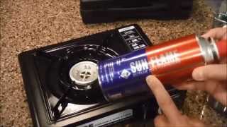 How to use a portable butane stove [upl. by Gnilrad]