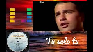 Tu solo tu  Bertin Osborne  vinilo  Audio de alta calidad y vídeo [upl. by Kittie823]