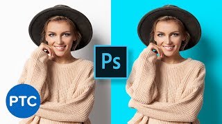 How To Change Background Color in Photoshop Fast amp Easy [upl. by Larred]