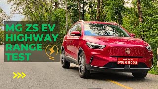 2023 MG ZS EV HIGHWAY RANGE TEST  Features explained  Electric Vehicle  Morris Garage Go Green [upl. by Elnora442]