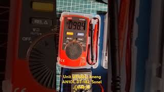 Aneng AN101 Sonel CMM11 Unit UT120C DT182  multimetry kieszonkowe [upl. by Aikam78]