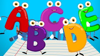 Five Little Alphabets  Nursery Rhymes For Babies  Cartoon Videos For Children by Kids Tv [upl. by Cindee]