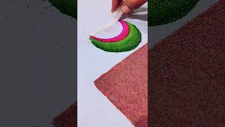 DIV diwali rangoli design bts rangoli art easy viralvideo shorts diy [upl. by Koorb]