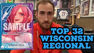 Null’s Top 32 Reiju Deck Profile  Wisconsin Regional  OP085  One Piece TCG [upl. by Ylrrad]