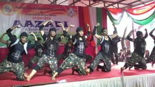 Independence day 2016  Dalmia college  Dance performance  Life of soldiers  Ronalds Planet D [upl. by Ai]