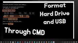 ✅How to format external hard drive cmd windows 1011 [upl. by Diana]