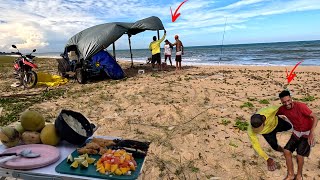 ACAMPAMENTO COM BRENO FOI UMA EXPLOSÃO DE PEIXES GIGANTES no final da tarde veja o que aconteceu [upl. by Haden]