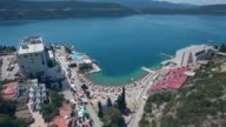 Bosnian beach resort sees tourism boom [upl. by Alliuqahs]