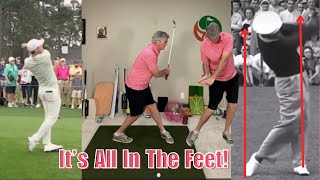 How To Shift Your Weight Forward In The Downswing  Perfect Your Footwork For Solid Ball Striking [upl. by Callahan]