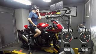 2023 Triumph Speed Triple 1200 RR Dyno Test [upl. by Gannes]