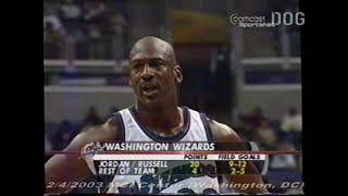 PreLeBron Cavs2003 Cleveland Cavaliers at Washington Wizards February 4 2003 [upl. by Pfeifer105]