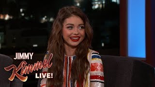 Sarah Hyland on Dating Wells from The Bachelorette [upl. by Ahsiliw]