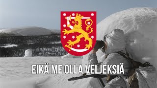 Finnish War Song  Eikä Me Olla Veljeksiä  Субтитры на русском [upl. by Airahcaz646]