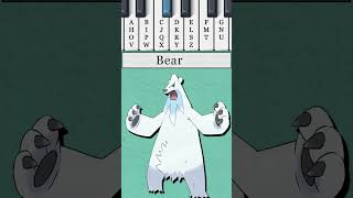 Cubchoo vs Beartic  Character Jingles Part 50 pokemon piano cubchoo beartic [upl. by Sulihpoeht]