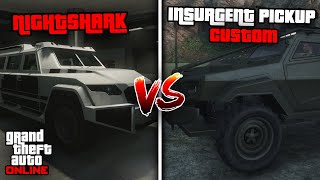 Nightshark VS Insurgent PickUp Custom  Which Armored Vehicle is BETTER  GTA Online [upl. by Corder985]