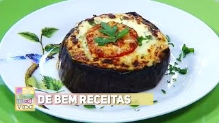 Aprenda como se faz uma deliciosa Berinjela Recheada [upl. by Lam]