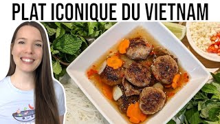 VERMICELLES DE RIZ AU PORC DE HANOI RECETTE VIETNAMIENNE  BUN CHA HANOI  HOP DANS LE WOK [upl. by Morell416]