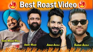 PRAHUNE  AMRIT MAAN New Song vs KARAN AUJLA ft Sidhu Moose Wala  Roast Video [upl. by Cave]