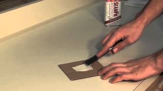 How to repair a deep scratch in your laminate countertop [upl. by Godbeare]