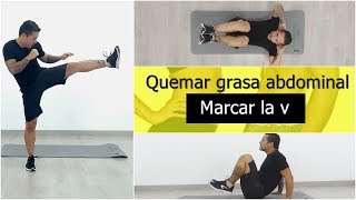 Marcar la v con ejercicios abdominales inferiores  cardio [upl. by Vanda]