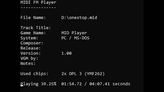 onestopmid MIDI FM Player [upl. by Ennyrb987]