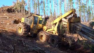 Steep Slope Harvesting in Chile [upl. by Eustache]