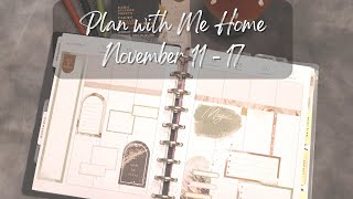 Plan with Me Home November 11  17 [upl. by Asyl675]