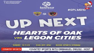 LIVE COMMENTARY MATCH BETWEEN ACCRA HEARTS OF OAK VS LEGON CITIES [upl. by Liek]