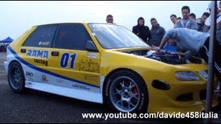 1000 HP Lancia Delta RR1 by Rama Racing LAUNCH  start up  drag race [upl. by Lynnelle]