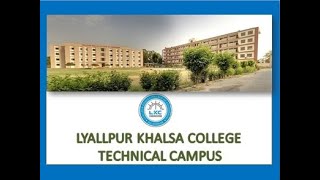 Lyallpur Khalsa College Technical CampusCSE dept [upl. by Imoyaba380]