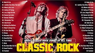 Classic Roc 70s 80s 90s Playlist  Top 100 Best Classic Rock Songs Of Ever [upl. by Ynatirb]