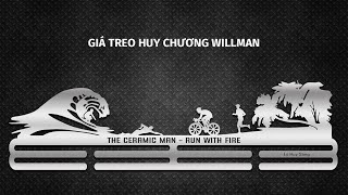 Giá treo huy chương Iron Man 3 môn kết hợp tại WillMan [upl. by Agiaf]