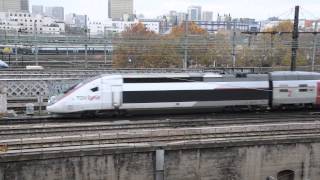 Des TGV et RER à Paris gare de Lyon Partie 1 [upl. by Neelyar844]