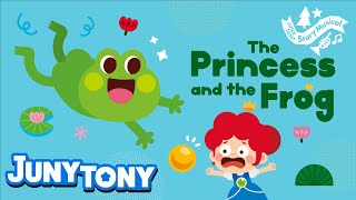 NEW The Princess and the Frog  The Frog Prince🐸  Story Musical  Fairy Tales for Kids  JunyTony [upl. by Casandra]