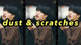 How To Add Dust and Scratches To Pictures 5 EASY APPS [upl. by Hgielrebmik]