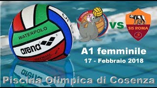 Cosenza Pallanuoto SIS Roma A1 2017 18 [upl. by Eahsat565]