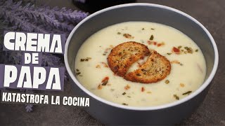 Receta de CREMA de PAPA fácil y riquísima [upl. by Nerag]