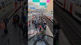 most colorful railway station LiègeGuillemins 🌈 [upl. by Joleen]