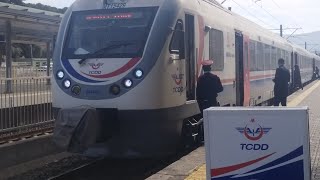 tcdd Selçuk part 551 MT 15429 ve güzel korna ve tehirli tren [upl. by Aryn]